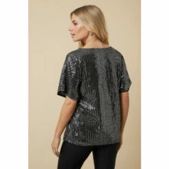 Wallis Petite Sequin Slash Neck Top For Female -Cheap Wallis Store unnamed file 2970
