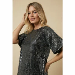 Wallis Petite Sequin Slash Neck Top For Female -Cheap Wallis Store unnamed file 2971