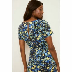 Wallis Blue Ditsy Floral Tie Waist Jumpsuit For Female -Cheap Wallis Store unnamed file 2989