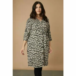 Wallis Curve Animal Ponte Jacquard Dress For Female -Cheap Wallis Store unnamed file 2998