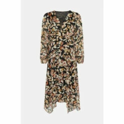 Wallis Animal Glitter Stripe Twist Front Midi Dress For Female 12 Wallis Animal Glitter Stripe Twist Front Midi Dress For Female -Cheap Wallis Store unnamed file 3103