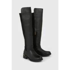 Wallis Wide Fit Kristen Stretch Knee High Boots For Female -Cheap Wallis Store unnamed file 3115
