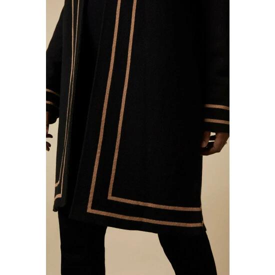 Wallis Tipped Coatigan For Female 8 Wallis Tipped Coatigan For Female - Image 6