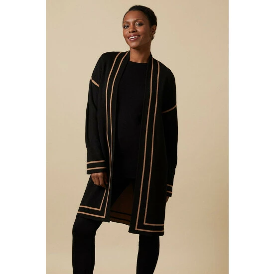 Wallis Tipped Coatigan For Female 9 Wallis Tipped Coatigan For Female - Image 7