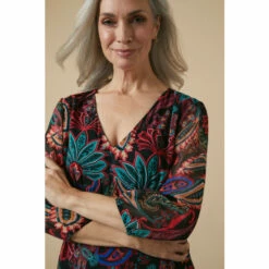 Wallis Multi Paisley Midi Tea Dress For Female 12 Wallis Multi Paisley Midi Tea Dress For Female -Cheap Wallis Store unnamed file 3153