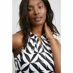 Wallis Black And White Geo Jumpsuit For Female -Cheap Wallis Store unnamed file 3160