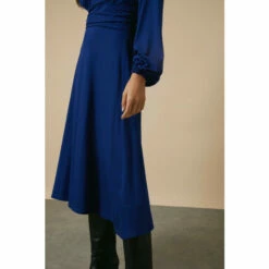 Wallis Navy Jersey Gathered Waist Dress For Female -Cheap Wallis Store unnamed file 3187