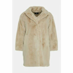 Wallis Curve Mink Faux Fur Plush Midi Coat For Female -Cheap Wallis Store unnamed file 3193