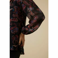 Wallis Black Paisley Floral Lace Trim Detail Blouse For Female 11 Wallis Black Paisley Floral Lace Trim Detail Blouse For Female -Cheap Wallis Store unnamed file 3296