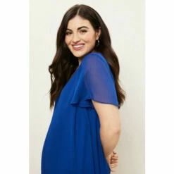 Wallis Curve Cobalt Chiffon Split Front Dress For Female -Cheap Wallis Store unnamed file 3341