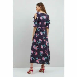 Wallis Tall Floral Printed Cold Shoulder Dress For Female -Cheap Wallis Store unnamed file 3354