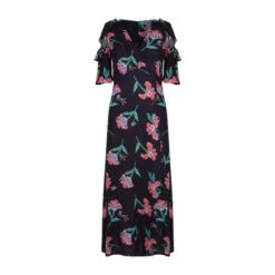 Wallis Tall Floral Printed Cold Shoulder Dress For Female -Cheap Wallis Store unnamed file 3356