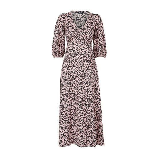 Wallis Blush Pebble Button Front Jersey Midi Dress For Female 7 Wallis Blush Pebble Button Front Jersey Midi Dress For Female - Image 5