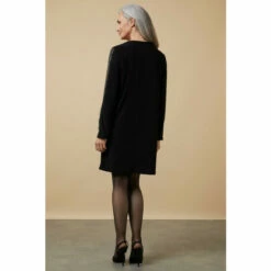 Wallis Petite Sequin Insert V Neck Shift Dress For Female -Cheap Wallis Store unnamed file 34