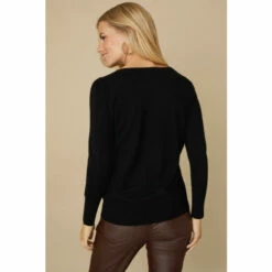 Wallis Petite Button Neck Jumper For Female -Cheap Wallis Store unnamed file 3404