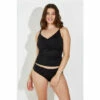 Wallis Black V Neck Tankini Top For Female -Cheap Wallis Store unnamed file 3409