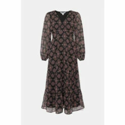 Wallis Tall Tiered Kaleidoscope Midi Dress For Female -Cheap Wallis Store unnamed file 3419