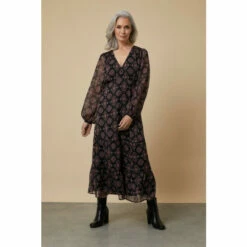 Wallis Tall Tiered Kaleidoscope Midi Dress For Female -Cheap Wallis Store unnamed file 3420