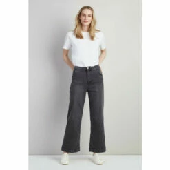 Wallis Tall Heather Crop Wide Leg Jeans For Female -Cheap Wallis Store unnamed file 3439