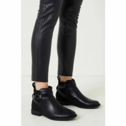 Wallis Morgan Ankle Strap Detail Ankle Boots For Female