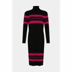 Wallis Purple Block Stripe Polo Knitted Dress For Female -Cheap Wallis Store unnamed file 3494