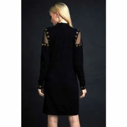 Wallis Black Eyelet Stud Mesh Knitted Dress For Female 11 Wallis Black Eyelet Stud Mesh Knitted Dress For Female -Cheap Wallis Store unnamed file 3510