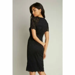 Wallis Petite Black Sheer Sleeve Dress For Female 10 Wallis Petite Black Sheer Sleeve Dress For Female -Cheap Wallis Store unnamed file 3569