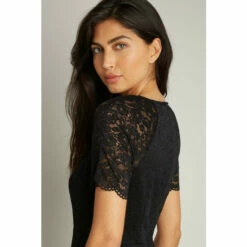 Wallis Petite Black Sheer Sleeve Dress For Female 11 Wallis Petite Black Sheer Sleeve Dress For Female -Cheap Wallis Store unnamed file 3570