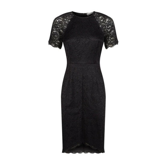 Wallis Petite Black Sheer Sleeve Dress For Female 7 Wallis Petite Black Sheer Sleeve Dress For Female - Image 5