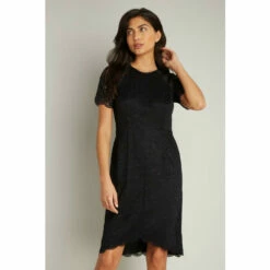 Wallis Petite Black Sheer Sleeve Dress For Female 13 Wallis Petite Black Sheer Sleeve Dress For Female -Cheap Wallis Store unnamed file 3572