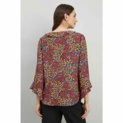 Wallis Ditsy Ruffle Top For Female -Cheap Wallis Store unnamed file 3618