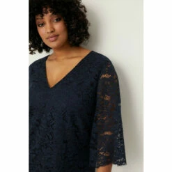 Wallis Curve Lace 3/4 Sleeve Shift Dress For Female -Cheap Wallis Store unnamed file 363