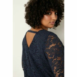 Wallis Curve Lace 3/4 Sleeve Shift Dress For Female -Cheap Wallis Store unnamed file 364