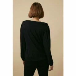 Wallis Plain Jersey Ruffle Top For Female -Cheap Wallis Store unnamed file 3694