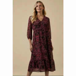 Wallis Petite Pink Paisley Midi Tea Dress For Female -Cheap Wallis Store unnamed file 3708