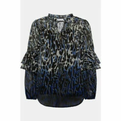 Wallis Cobalt Animal Border Top For Female -Cheap Wallis Store unnamed file 3723