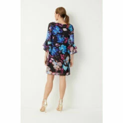 Wallis Multi Large Floral Fluted Shift Dress For Female -Cheap Wallis Store unnamed file 3742