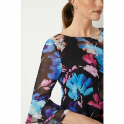 Wallis Multi Large Floral Fluted Shift Dress For Female -Cheap Wallis Store unnamed file 3746