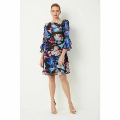 Wallis Multi Large Floral Fluted Shift Dress For Female -Cheap Wallis Store unnamed file 3747