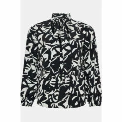 Wallis Petite Mono Abstract Tie Neck Blouse For Female 13 Wallis Petite Mono Abstract Tie Neck Blouse For Female -Cheap Wallis Store unnamed file 3765