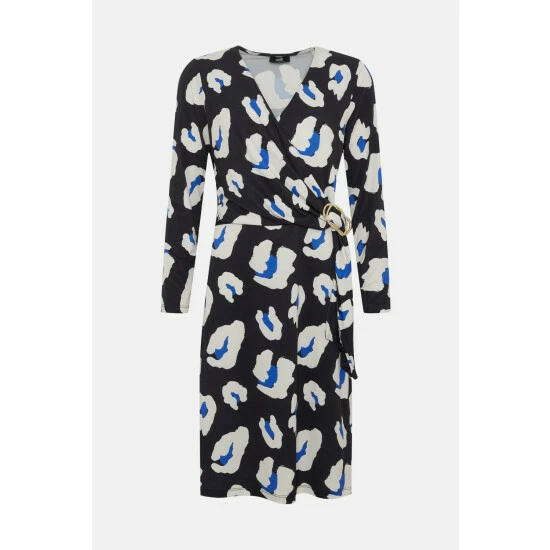 Wallis Animal Buckle Jersey Wrap Midi Dress For Female 7 Wallis Animal Buckle Jersey Wrap Midi Dress For Female - Image 5