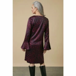 Wallis Tall Berry Leopard Shift Dress For Female -Cheap Wallis Store unnamed file 3824