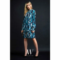 Wallis Metallic Printed Tie Back Shift Dress For Female -Cheap Wallis Store unnamed file 3869