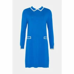 Wallis Tipped Collar Swing Dress For Female -Cheap Wallis Store unnamed file 3874