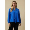 Wallis Petite Plain Blue Tie Neck Blouse For Female 2 Wallis Petite Plain Blue Tie Neck Blouse For Female -Cheap Wallis Store unnamed file 3947