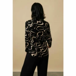 Wallis Petite Black Swirl Jersey Wrap Top For Female 10 Wallis Petite Black Swirl Jersey Wrap Top For Female -Cheap Wallis Store unnamed file 3956