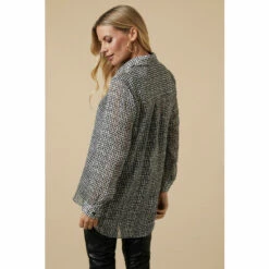 Wallis Petite Mono Print Shirt For Female -Cheap Wallis Store unnamed file 3990