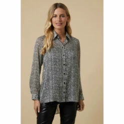 Wallis Petite Mono Print Shirt For Female -Cheap Wallis Store unnamed file 3993