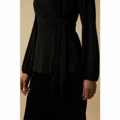 Wallis Plain Jersey Wrap Top For Female -Cheap Wallis Store unnamed file 3997