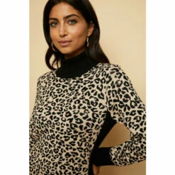 Wallis Petite Animal Panel Knitted Roll Neck Dress For Female 12 Wallis Petite Animal Panel Knitted Roll Neck Dress For Female -Cheap Wallis Store unnamed file 4013